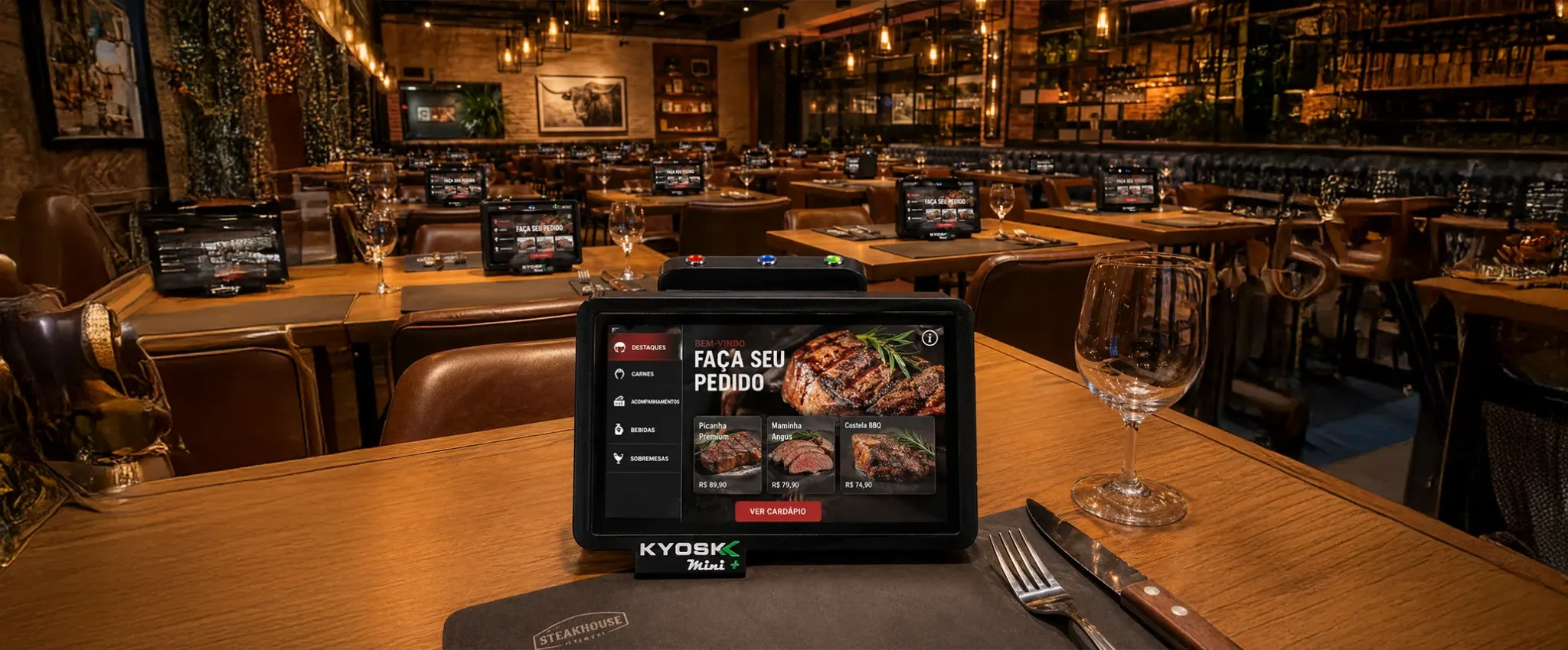 Kyosk Mini Plus table ordering interface